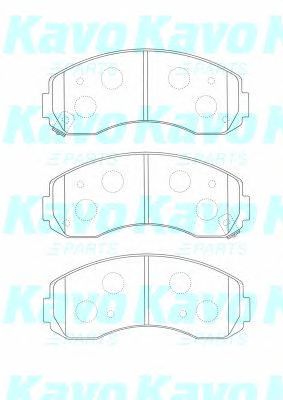 KAVO PARTS bp4020 -  Комплект тормозных колодок, дисковый тормоз